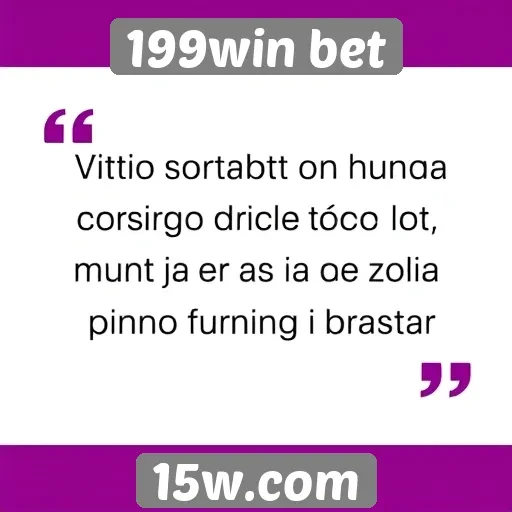 Avaliações de usuários sobre o 199win bet